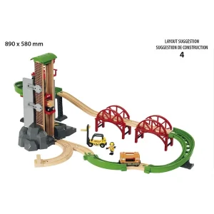 BRIO Grand Circuit Plateforme Multimodale, Jeu De Construction 16